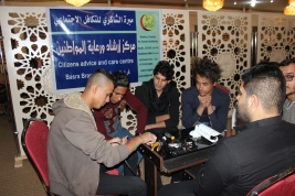 فرع البصرة:حملتنا الثقافية لتدريب وتأهيل الشباب العاطل ضمن تفعيل برنامج الارشاد والتدريب .
