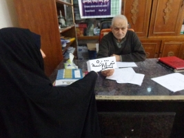مبرة الشاكري فرع الكريعات: الآنسة سحر انور يعقوب تتبرع للأسرتين