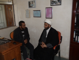 المدير الجديد لمركز ارشاد النجف يستهل مسؤوليته بعقد لقاءات هامة لغرض تسهيل شؤون المراجعين