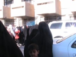 23 widows receive land plots bonds during the first set of aids by the Citizen Advice and Care Centre in Sadr City